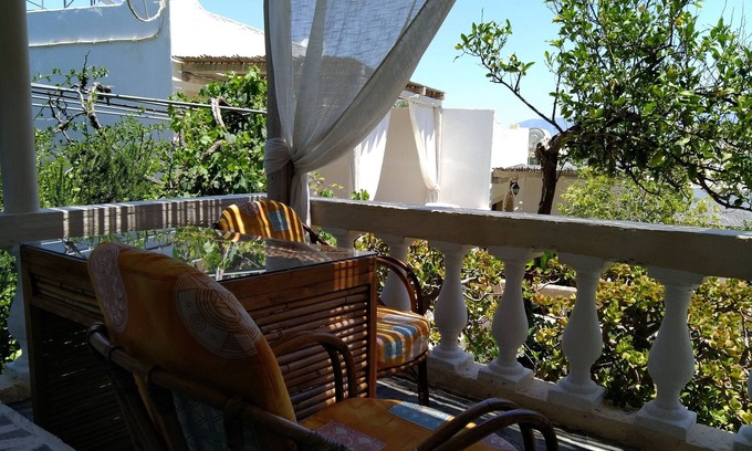 Ammoudara Villa | Tranquil Studio with Garden Veranda & Pool Access
