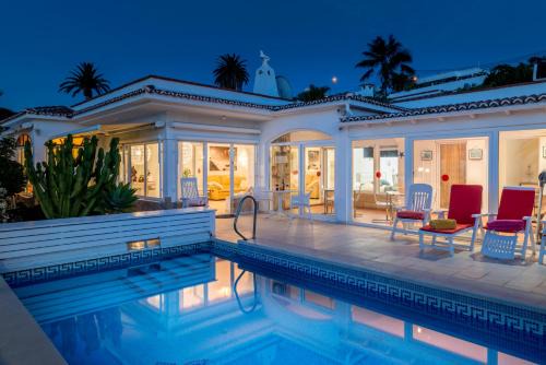 Santa Ursula Villa | Tranquil Villa with Heated Pool & Ocean View Spa Retreat