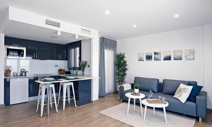 Torre-Pacheco Apartment | Oceanfront Bliss at Rem Apartamentos - 4-Star Rated Retreat