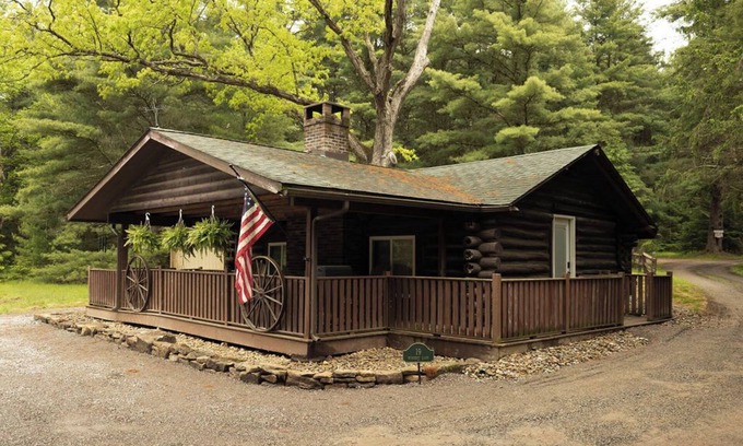 Clarington Cabin | Top-Rated Remodeled Cook Forest Cabin with Pool & Ocean View