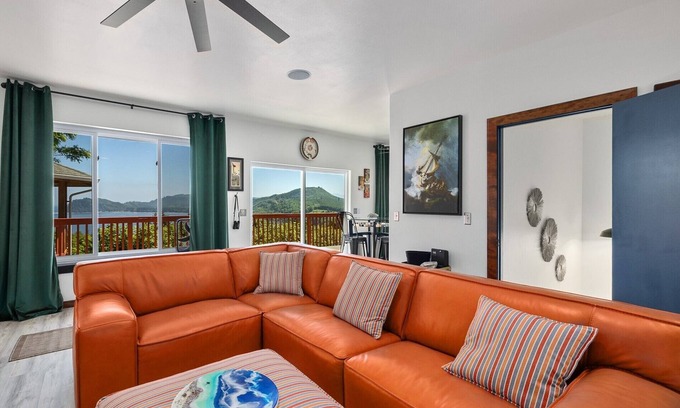 Sekiu House | Ocean View Retreat Above Sekiu Marina - Rated 10/10