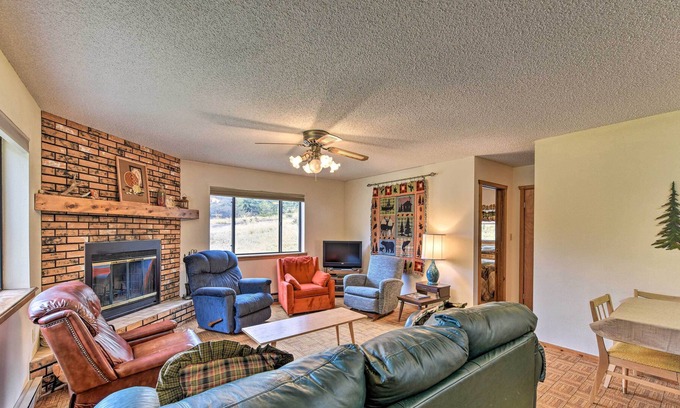 Nathrop Cabin | Remote Cabin: 3 Miles to Mt Princeton Hot Springs!