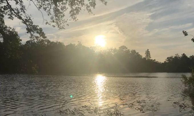 Chipley House | Remote property with a pond view