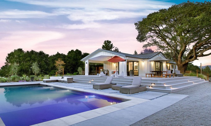 Healdsburg House | Indulge at Rendezvous Under the Oaks: Pool & Spa Retreat