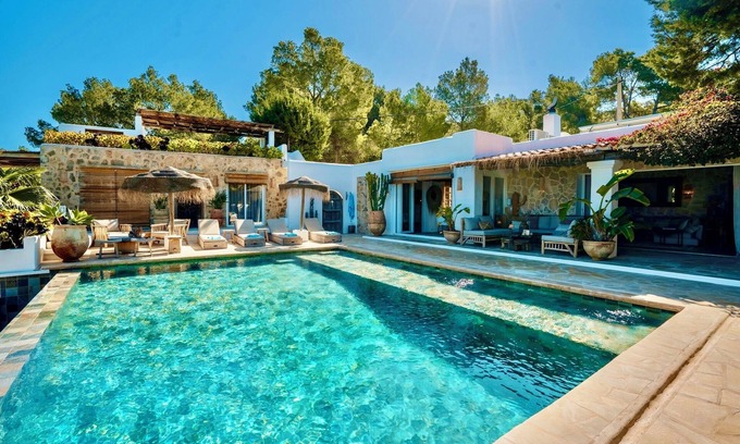 Sant Josep de sa Talaia Villa | Tranquil Finca with Pool, Ocean Views & Sunset Terrace