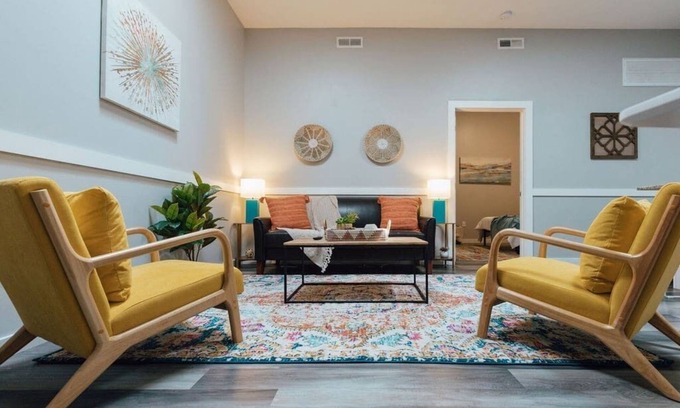 Johnson City Apartment | Stylish Downtown Loft by The Sanctuary Co. - 9.4/10 Rated