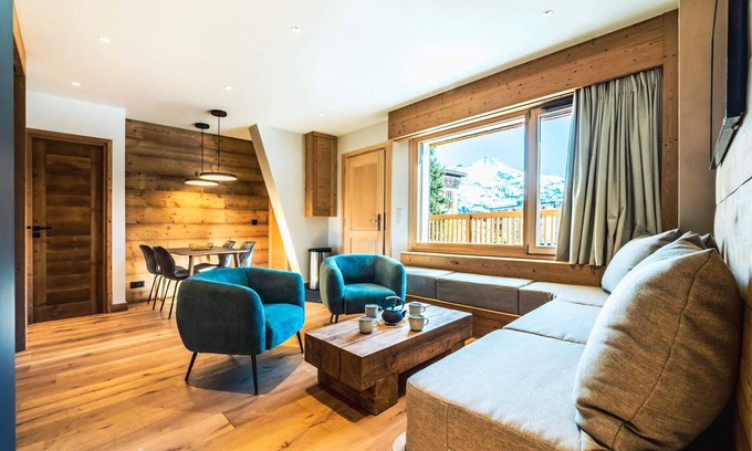 Les Almes Apartment | Exceptional 1 Bedroom Apartment in Tignes with Lake View