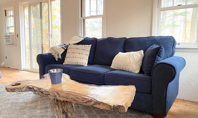 South Haven Cabin | Renovated Cabin with Beach Access and Scenic Woods