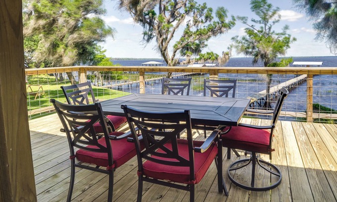 Crescent City House | Serene Crescent Lake Sanctuary with Spa & Breathtaking Views