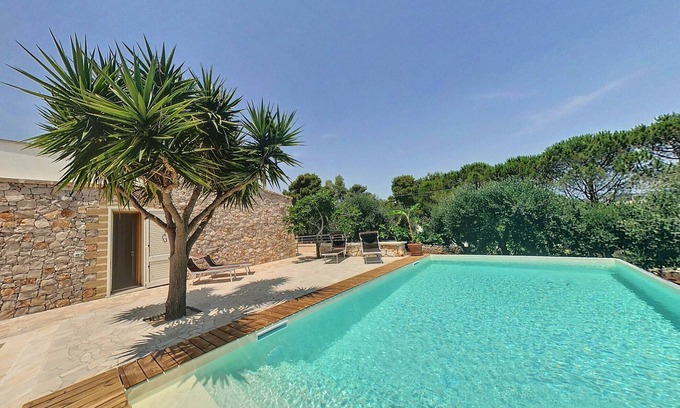 Santa Maria di Leuca Villa | Private Pool Retreat Just 950m from the Beach, Rated 10/10