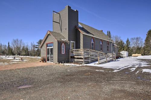 Hayward House | Historic Church Retreat by Namekagon River - Pet & Child Friendly