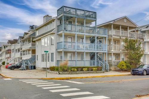 North End Apartment | Idyllic Ocean City Retreat Steps from the Beach with Views