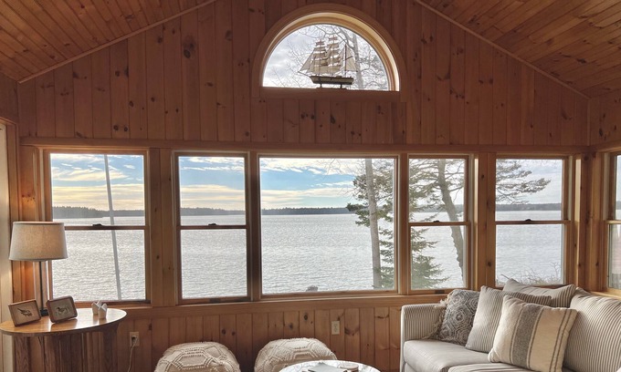 Milbridge Cottage | Renovated Oceanfront Cottage Steps from Acadia National Park
