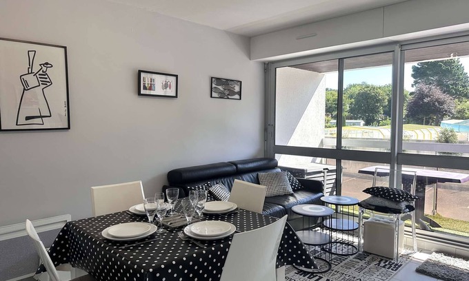 Benodet Apartment | Renovated one-bedroom apartment, 100m from the sea and 350m from the Thalassotherapy center!