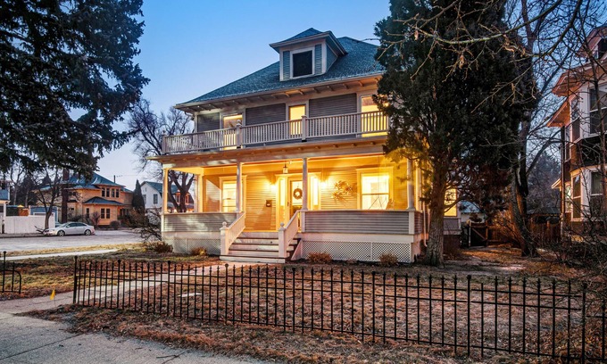 Old North End House | Renovated Victorian in Old North End with alfresco dining, wet bar & central AC