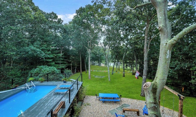 Mattituck House | Waterfront Home with Outdoor Kitchen & Dock Access