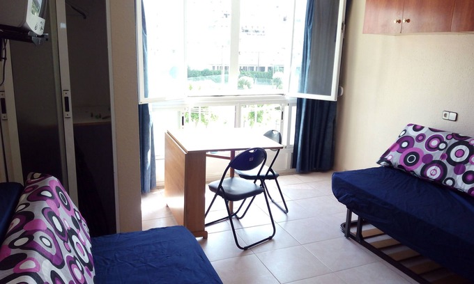 La Pineda Apartment | Cozy Studio in La Pineda: Steps from the Beach & Pet Friendly