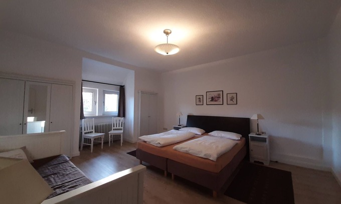Bad Sachsa Apartment | Charming City View Room with Private Bathroom & Rooftop Access