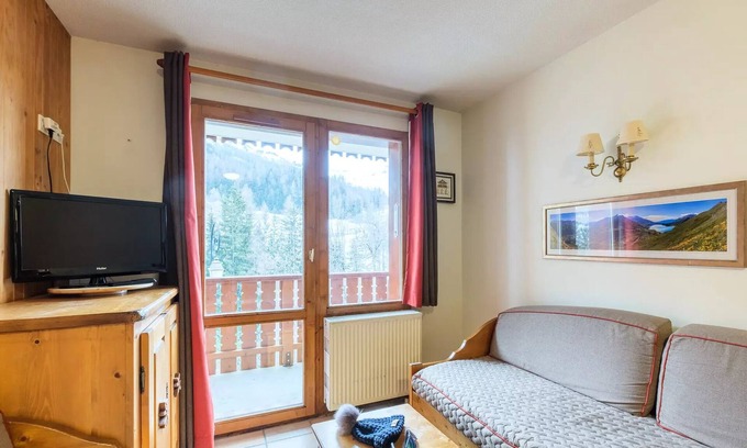 Lanslevillard Apartment | Inviting Residence Les Balcons de Val Cenis Le Haut Retreat