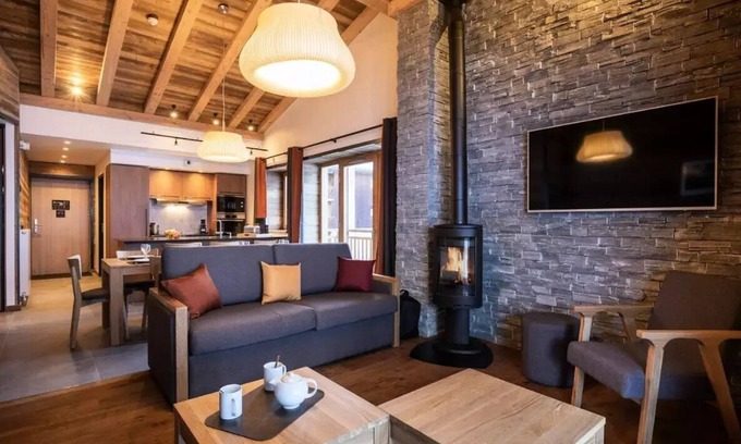 Lanslevillard Apartment | Enjoy a Family Retreat at Residence Les Balcons de Val Cenis