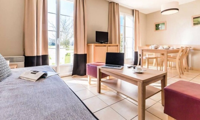Port-en-Bessin-Huppain House | Residence Pierre & Vacances Le Green Beach**** - House 8 people - 3 bedrooms - Fireplace - Terrace