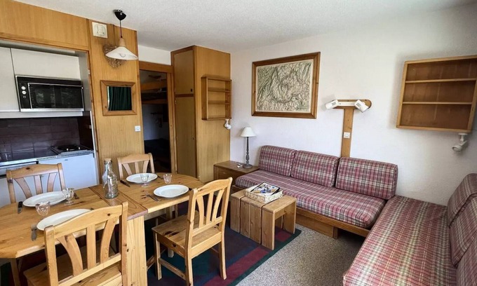 Meribel Apartment | Exceptional Residence Les Cytelles: Ideal Studio for 4