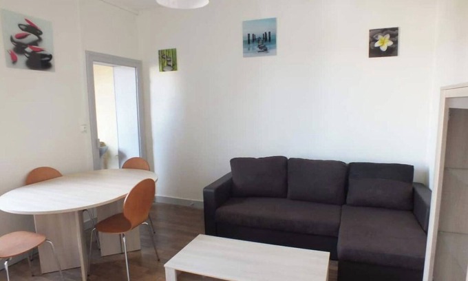 Chateauroux Apartment | Relax in Zen at Residence Mifaly with Pool & Spa Access