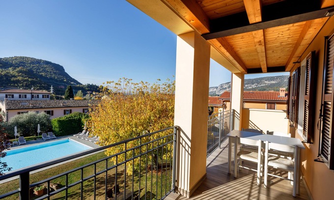 Garda Apartment | Ocean View Residence Rustico with Pool & Breakfast Included