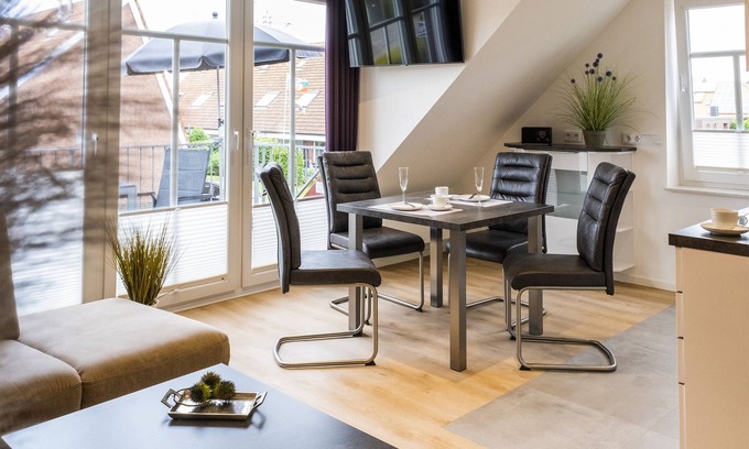 Norddeich Apartment | Exceptional Residence Whg 2 Norddeich with Pool & Spa