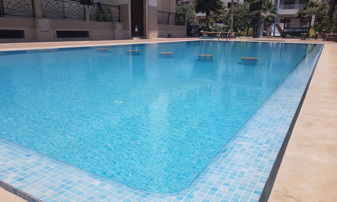 El Mansouria Apartment | Private Garden Retreat with Pool and Kitchen Amenities