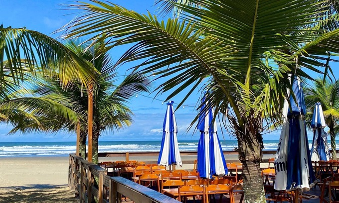 Mirim Condo | Cozy Retreat at Residencial João Orisaka with Ocean View