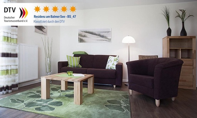 Balm Apartment | Relaxing Getaway at Residenz am Balmer See with Wellness