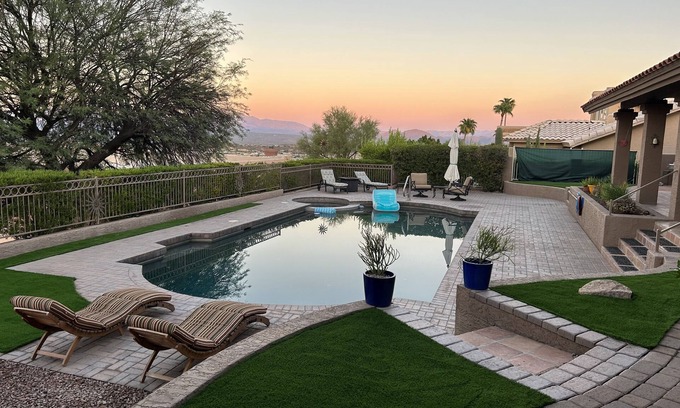 Fountain Hills House | Mountain View Resort Home with Pool and Spa Amenities