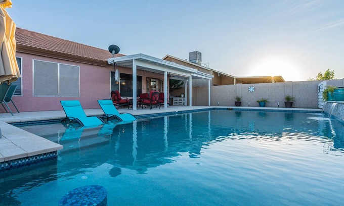 South Mountain House | Unwind at K2: Heated Pool & Luxurious Spa Experience