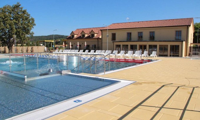 Blatnice pod Svatym Antoninkem House | Relaxing Retreat at Resort Rybníček with Pool & Hot Tub