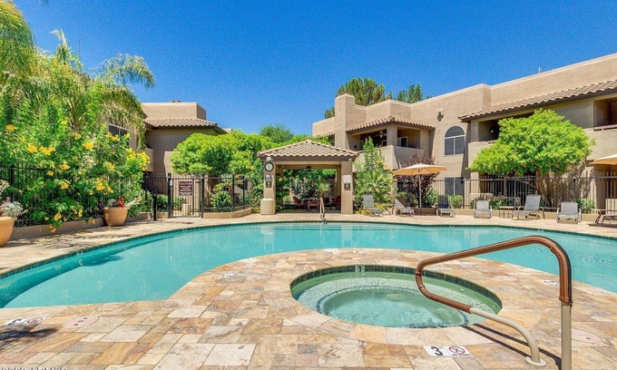 Central Scottsdale Condo | Relaxing Desert Retreat with Pool and Spa Amenities