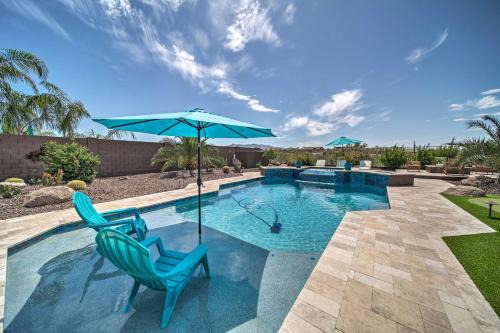 Estrella Mountain Ranch House | Elegant Goodyear Retreat with Pool and Spa Amenities