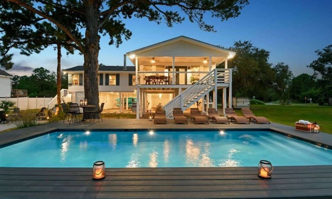 Shoreline Park House | Relaxing Retreat with Pool, Game Room & Top Guest Rating