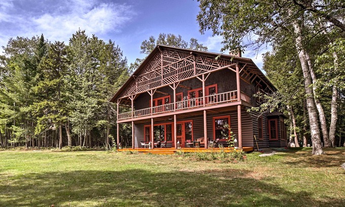 Saranac Lake House | Historic Lakefront Home with Breathtaking Views & Spa