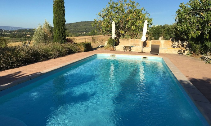 Saint-Saturnin-les-Apt House | Enchanting Restored Farmhouse with Ocean Views & Spa