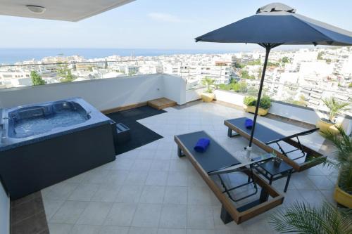 Rethymno Apartment | Guest Rated Rethymno City View Apartment with Hot Tub