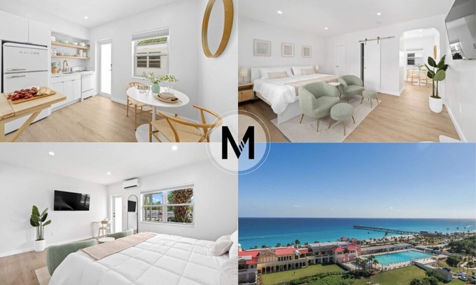 Parrot Cove Apartment | Modern Beachfront Villa 9 with King Bed and Ocean View