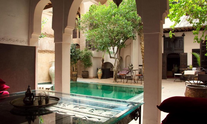 Mechouar-Kasbah House | Experience Riad Palmier: 4-Star Retreat with Pool & Dining