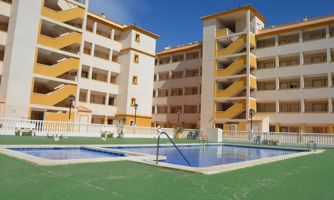 Mar de Cristal Apartment | Ribera Beach 3: Ideal Oceanfront Escape with Pool & Spa
