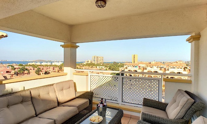 Mar de Cristal Apartment | Ribera Beach 3: Oceanfront Retreat with Pool & Breakfast