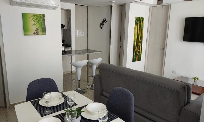 Ricaurte Apartment | Modern Ricaurte Apartment with Pool and Netflix Access