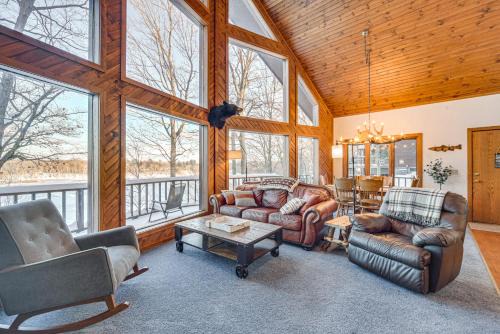 Mikana House | Cozy Rice Lake Retreat with Access to Red Cedar Lake