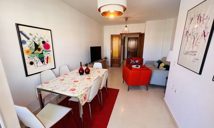 La Cala del Moral Apartment | Rincón Retreat: Pools, Ocean Views, and Netflix Awaits