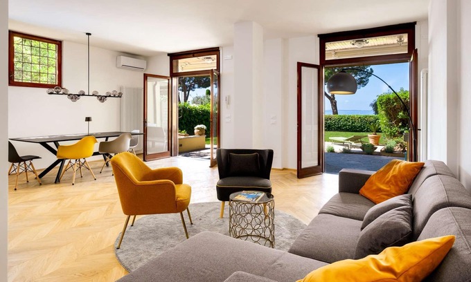 Bardolino Apartment | Peaceful Apartment with Private Garden and Beach Access