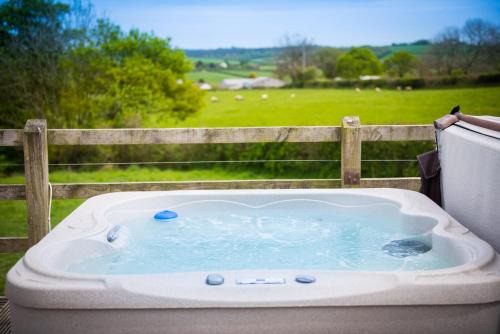 North Tamerton Other | Experience Rivendell Glamping Pods with Hot Tub & Kitchen